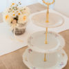 Etagere Vintage Flowers - Qualitätsporzellan