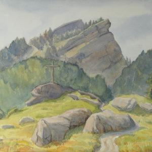 Eigenthal - Aquarell von Otto Ineichen (11853)