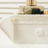 Kosmetik-Box rose blanc