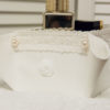 Kosmetik-Box rose blanc