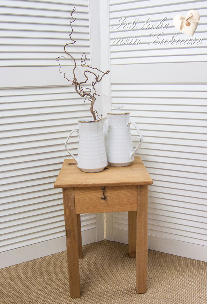 Blog - Dekorationen mit Holzhocker - Bild 1