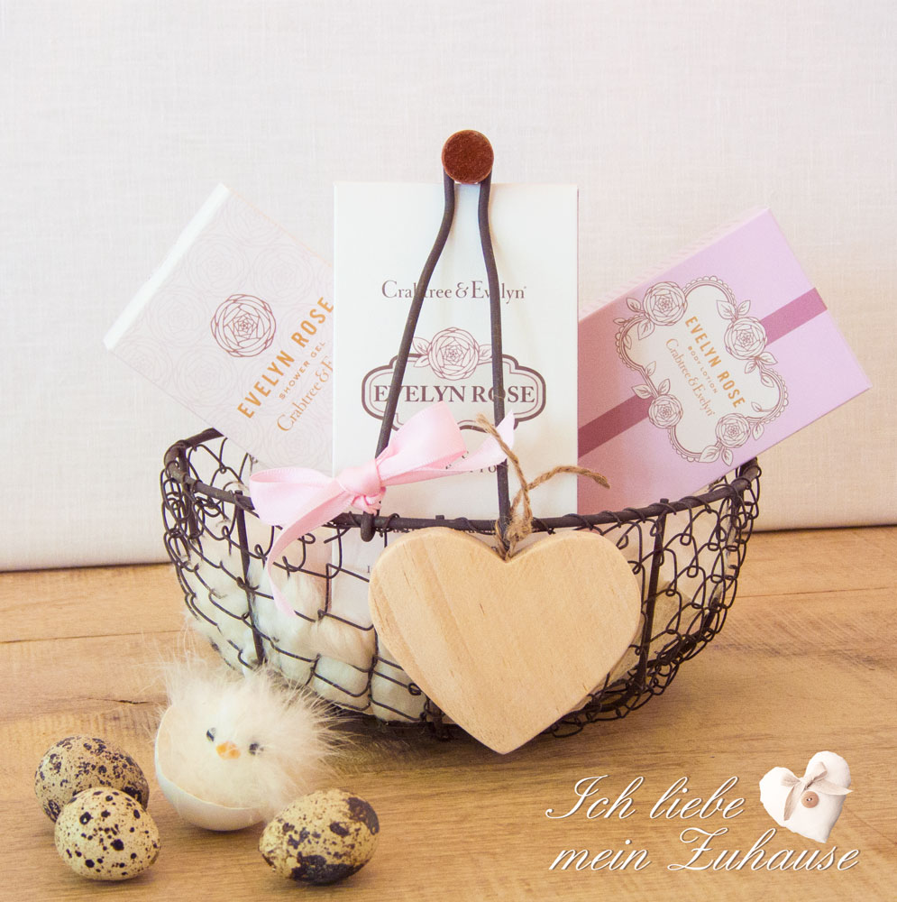 Blog - Osterkorb mit Crabtree & Evelyn Evelyn Rose & ovale Suppenschüssel "rose-antique" - Bild 1