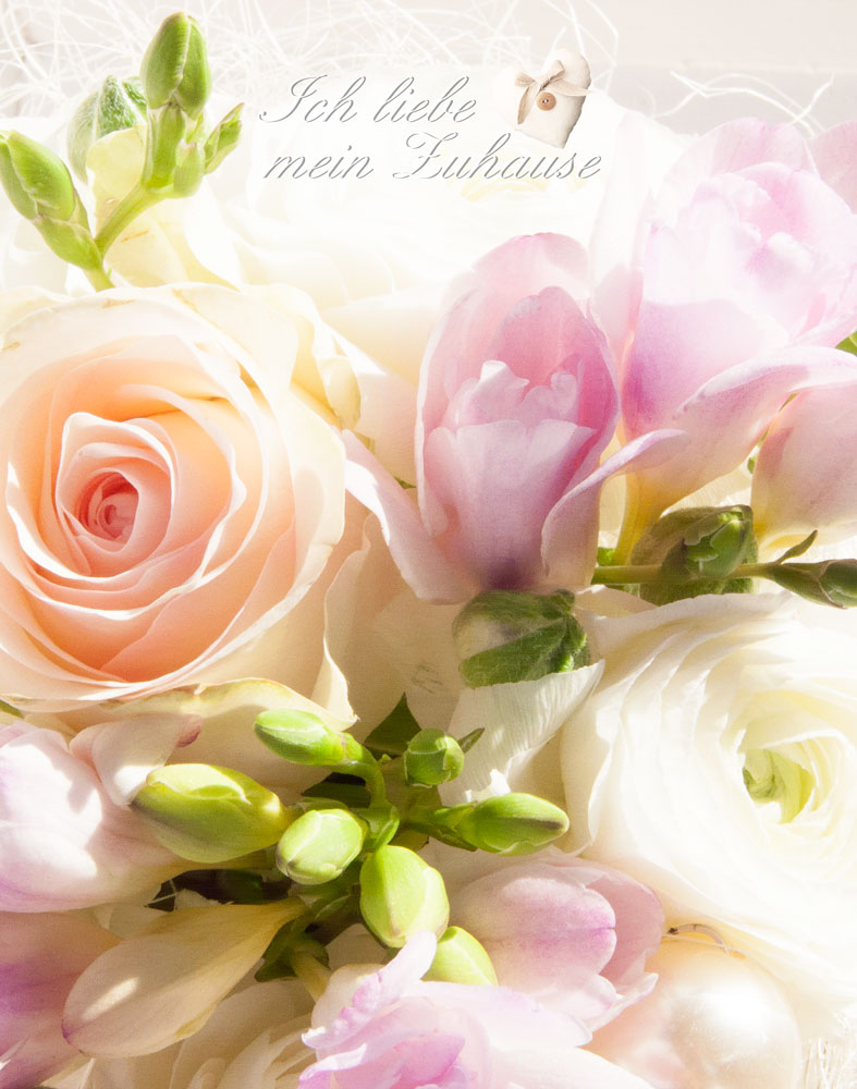 Blog - Frohe Ostern - Landhausstil-Dekoration mit Frühlingsblumen - Bild 4