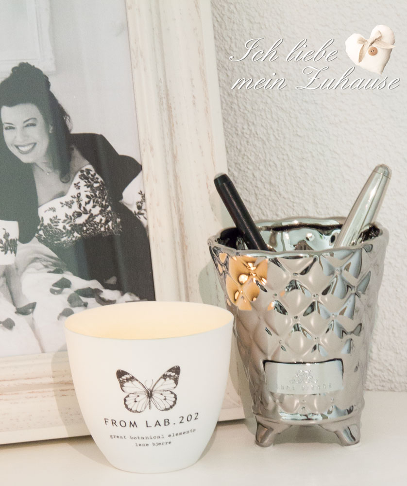 Blog - Vatertag mit Lene Bjerre Fotorahmen aus der Augusta Collection, Wandspiegel Nordlicht, Palm Beach Collection Duftkerzen Coconut & Lime und French Vanilla, Lene Bjerre Teelichter aus der Affair Collection und Keramiktopf aus der Precious Collection - Bild 2