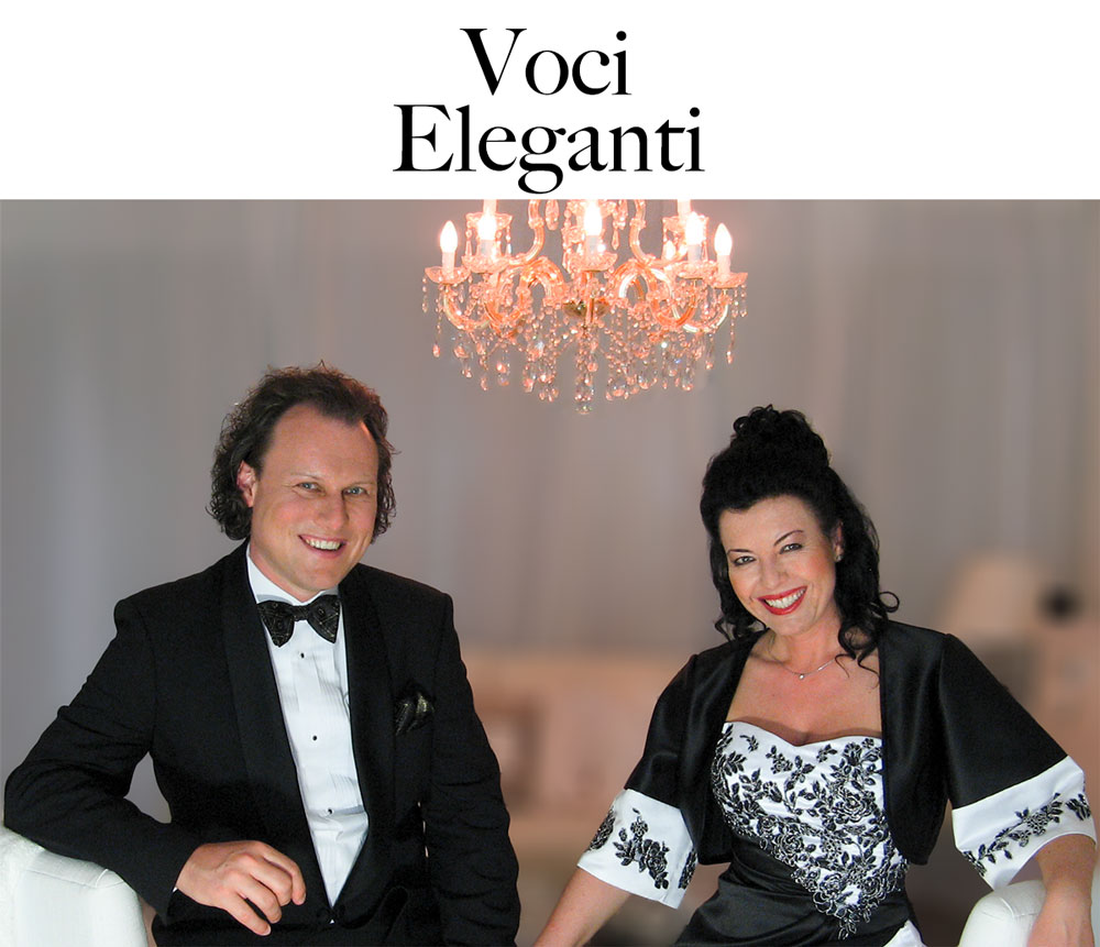 Voci Eleganti - Das Traumpaar der gehobenen Unterhaltung - Traumschiff Konzert am 23. Mai 2014, 19 Uhr in Obfelden (ZH)