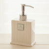 Lene Bjerre Monogram Stripe Bath Collection Seifenspender Weiss aus Keramik Lene Bjerre Monogram Stripe Bath Collection Seifenspender Weiss aus Keramik
