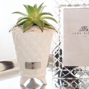 Lene Bjerre Precious Collection Keramiktopf Medium Weiss