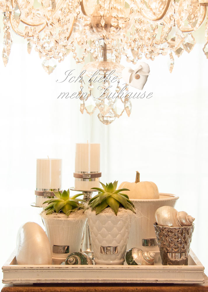 Blog - Design in Paris mit Lene Bjerre Windlichtern Keramiktöpfen Kerzenständern Kerzen und Etagere mit Muscheln - Bild 4
