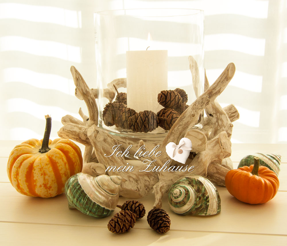 Blog - Mediterrane Herbstimpressionen mit Windlichtern, Muscheln und Kürbissen - Bild 4