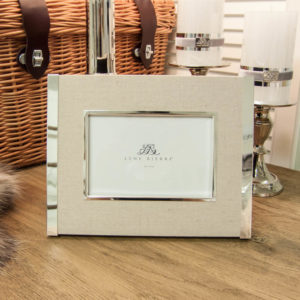 Lene Bjerre Austin Collection Fotorahmen mit Leinen