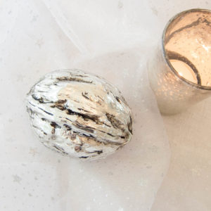 Weihnachten - Lene Bjerre Serafina Collection Walnuss silber mit Stella Collection Teelicht