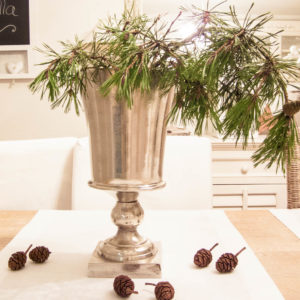 Kelch-Vase silber
