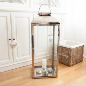 Laterne Fiona Collection von Lene Bjerre mit Fellgriff