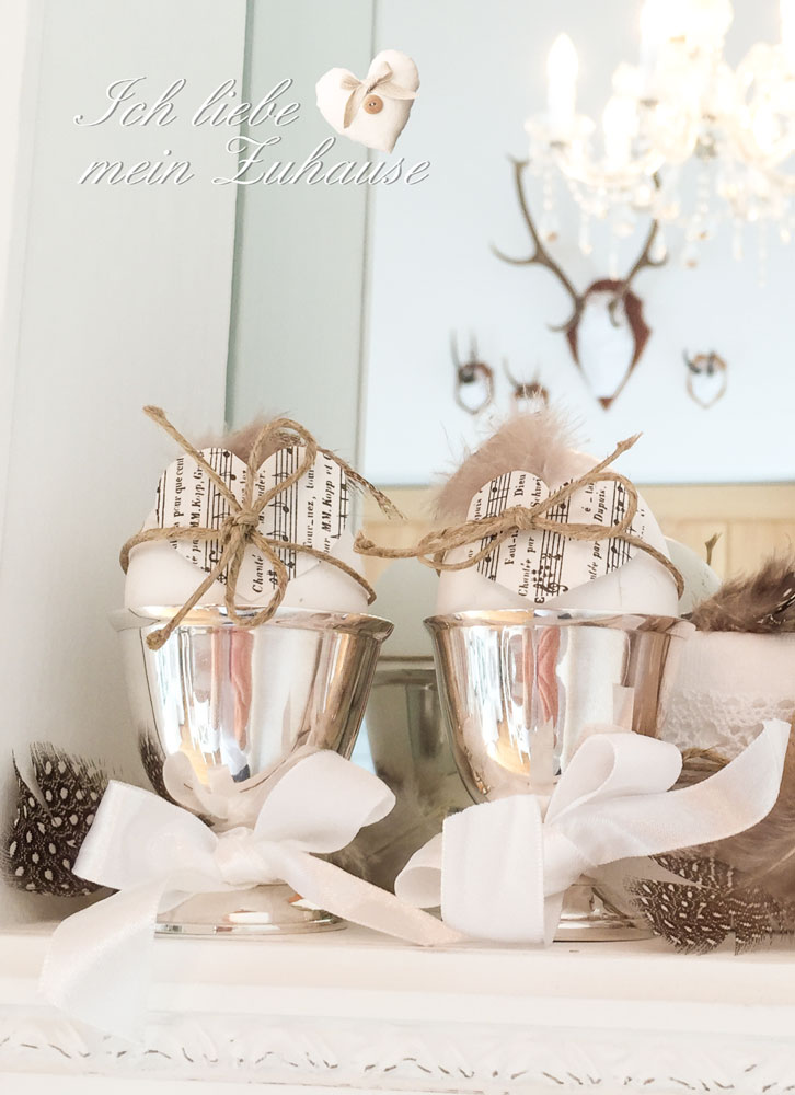 Blog - DIY Ostereier mit silbrigen Eierbechern - Bild 2