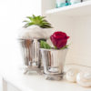 Lene Bjerre - Keramiktöpfe Silber aus der Paulina Collection / small und large