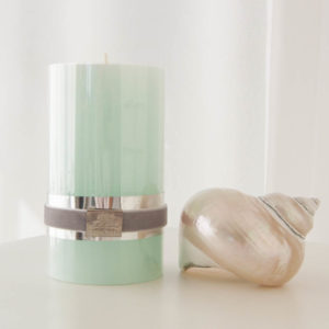 Lene Bjerre - Kerze Medium aus der Candle Collection / cool-mint