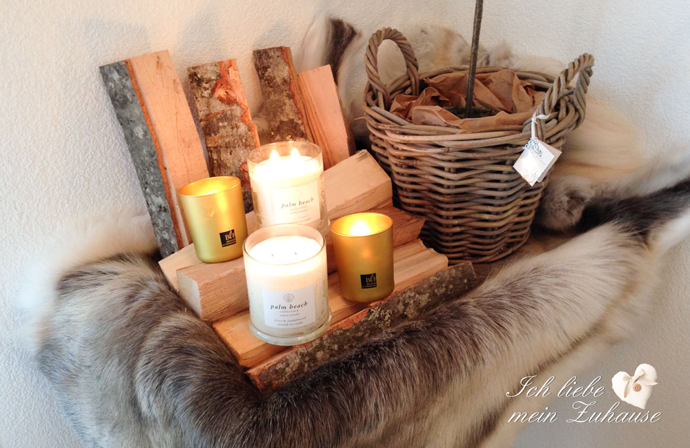 Blog - Herbst-Dekoration mit Holz und Duftkerzen von Palm Beach Collection und Bougies la Francaise - Bild 2