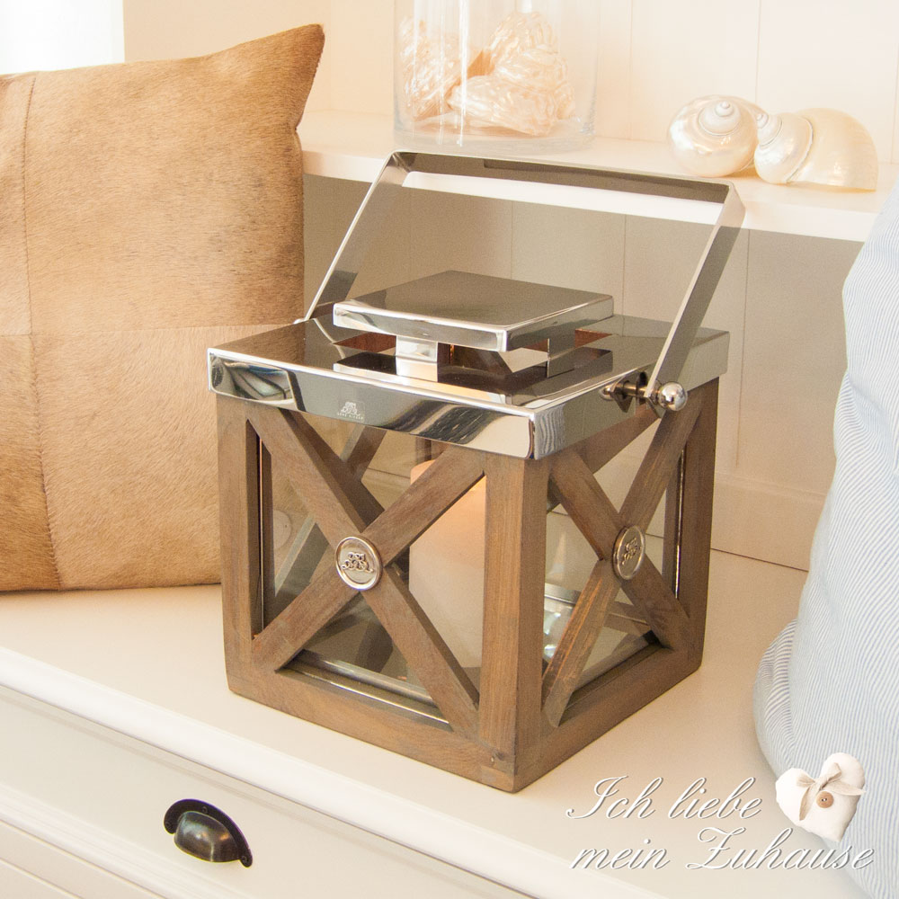 Holz-Laterne Yacht Club Lene Bjerre/stilvolle Geschenke