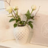 Lene Bjerre - Vase aus der Allie Collection white/gold