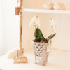 Lene Bjerre - Keramiktopf aus der Precious Collection, silber/ medium