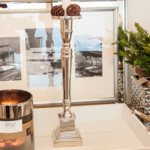 Lene Bjerre - Kerzenständer silber aus der Cavendish Collection/small