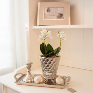 Lene Bjerre - Tablett aus der Felice Collection / silber