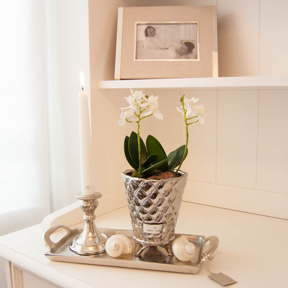 Lene Bjerre - Tablett aus der Felice Collection / silber