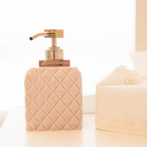 Lene Bjerre - Seifenspender camel-gold aus der Portia Bath Collection