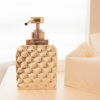 Lene Bjerre – Seifenspender light-gold aus der Portia Bath Collection Lene Bjerre - Seifenspender light-gold aus der Portia Bath Collection
