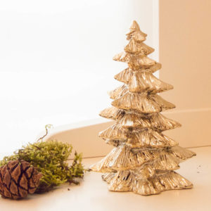 Lene Bjerre - Weihnachtsbaum light-gold aus der Serafina Collection / small