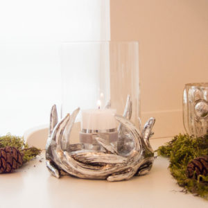 Lene Bjerre - Windlicht auf Hirschgeweih aus der Serafina Collection