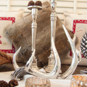 Lene Bjerre Geweih aus der Serafina Collection, silber