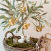 Lene Bjerre - 4 Goldene Vögel zum Aufhängen aus der Sasine Collection