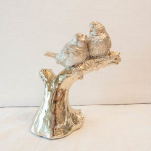 Lene Bjerre - 2 Vögel auf dem Ast aus der Serafina Collection / light - gold