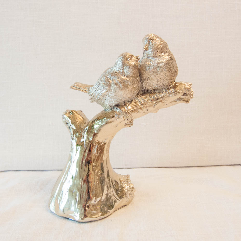 Lene Bjerre – 2 Vögel auf dem Ast aus der Serafina Collection / light – gold Lene Bjerre - 2 Vögel auf dem Ast aus der Serafina Collection / light - gold