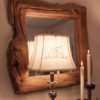 Lene Bjerre - Tischlampe Coletta silver mit weissem Monogramm-Schirm