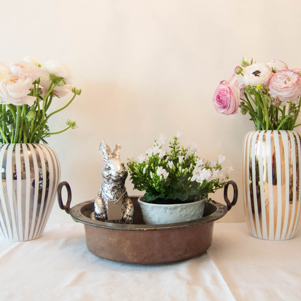 Vintage Chic Kupferpfanne mit Henkel Vintage Chic Kupferpfanne mit Henkel