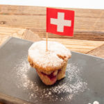 Schoko-Himbeermuffins zum Schweizer Nationalfeiertag am 1. August